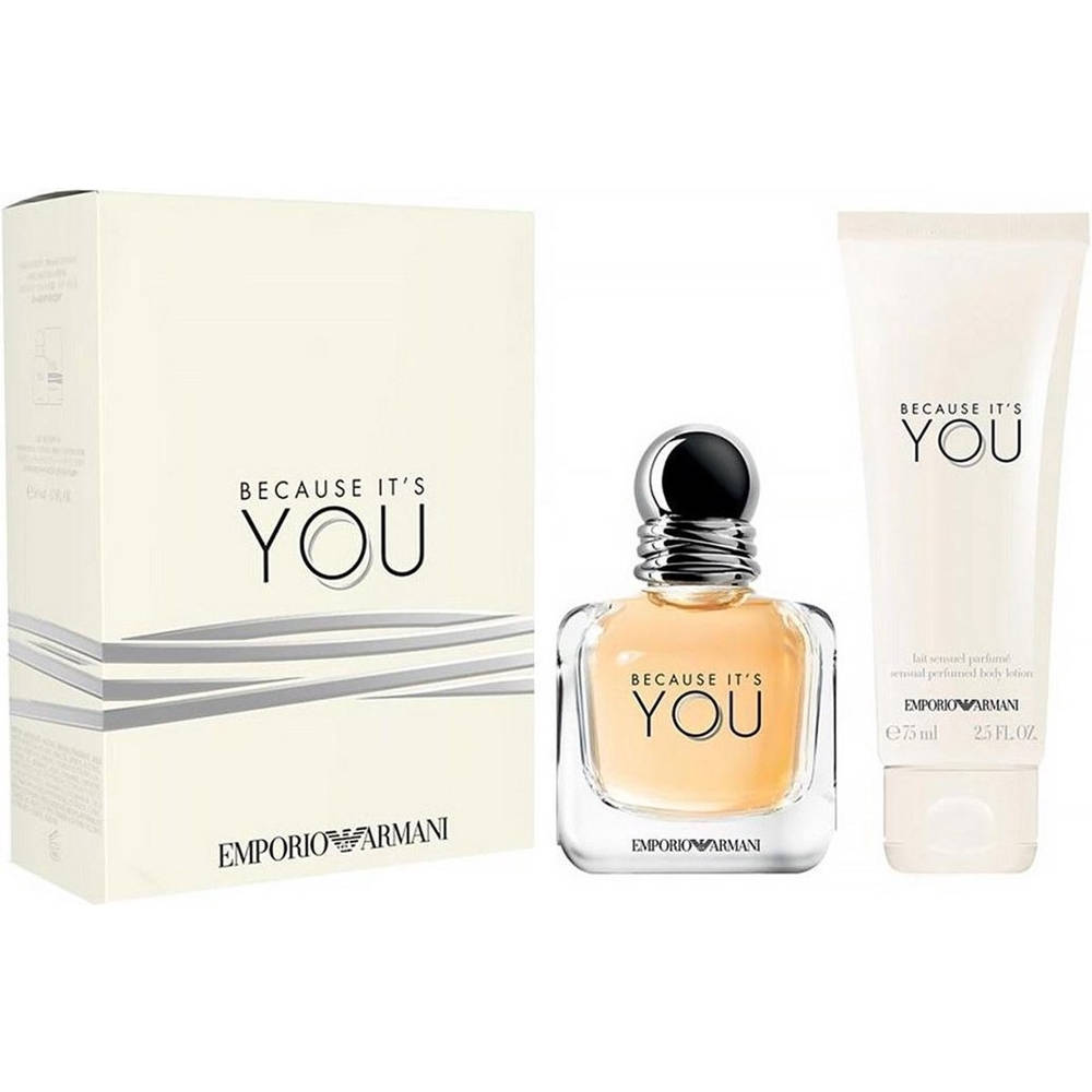 armani perfume because it's you gift set