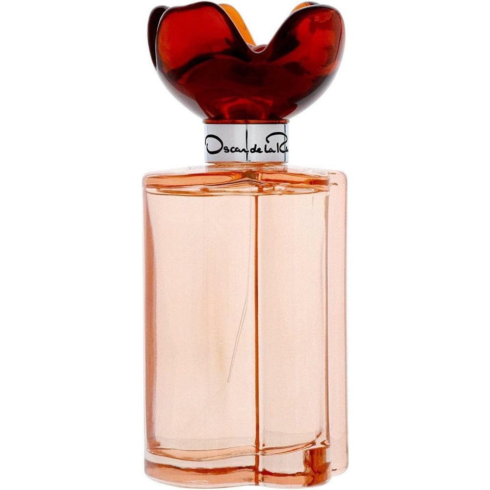 oscar de la renta perfume red bottle