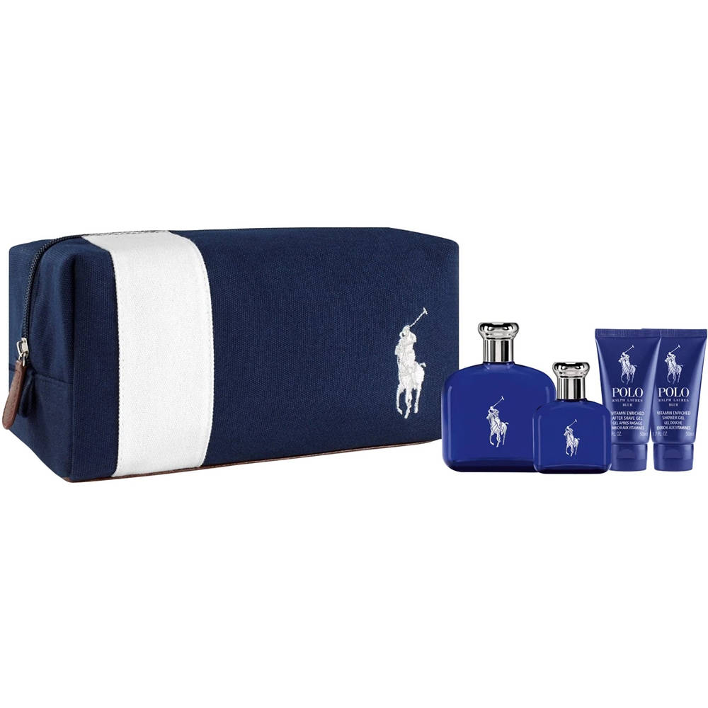 blue polo gift set