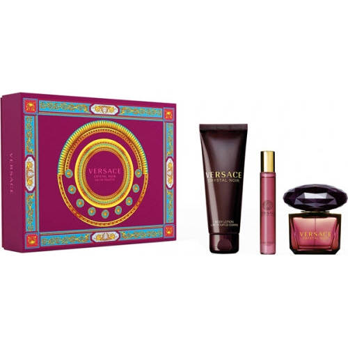 versace crystal noir gift set